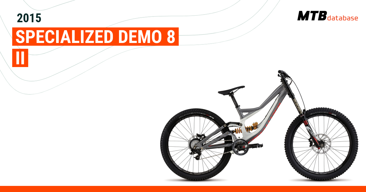 2015 specialized demo 8 clearance ii