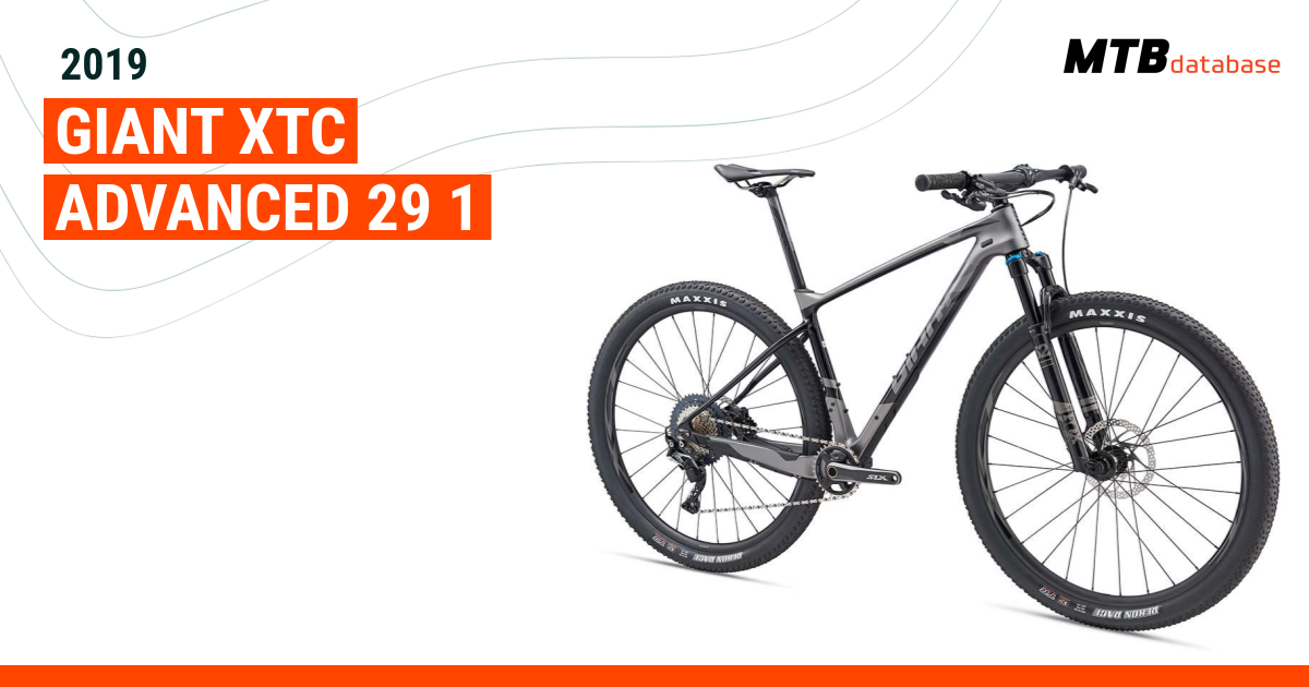 giant xtc advanced 29er 2019