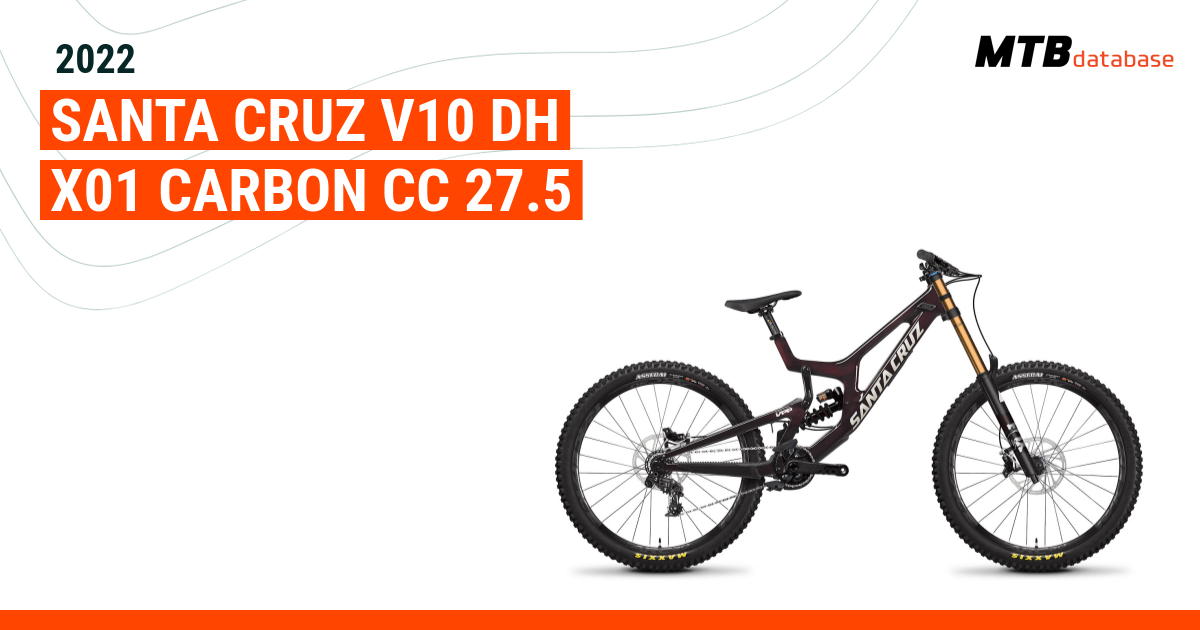 2022 Santa Cruz V10 DH X01 Carbon CC 27.5 Specs Reviews Images