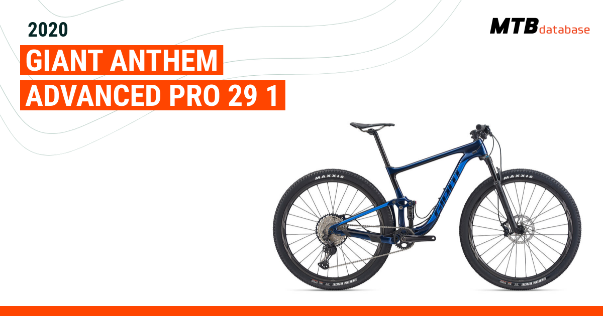 Giant anthem advanced 29 hot sale 2020