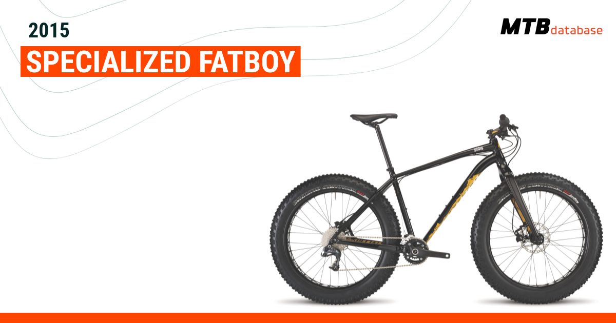 2015 specialized hot sale fatboy specs