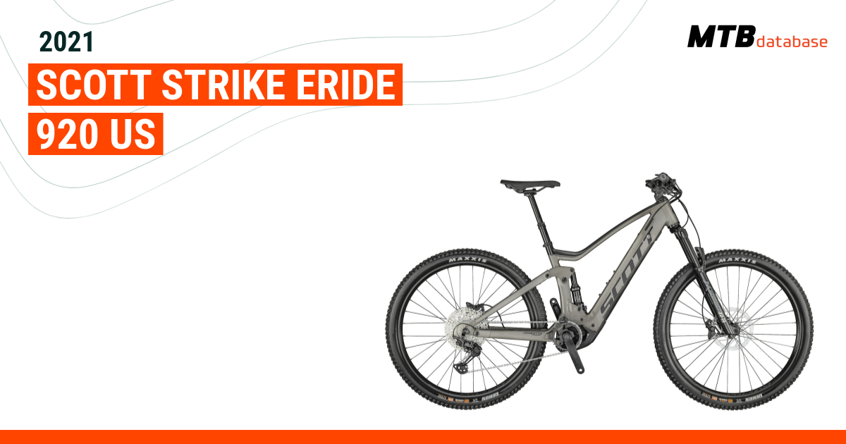 Scott strike cheap eride 920 bike