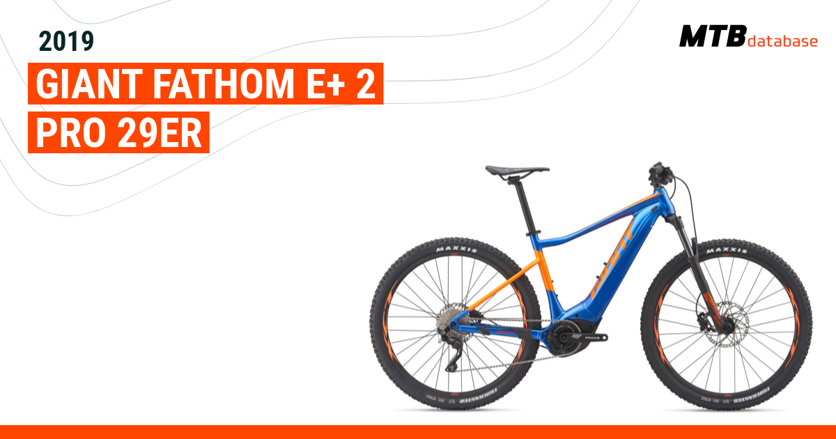 2019 Giant Fathom E 2 Pro 29er Specs Reviews Images