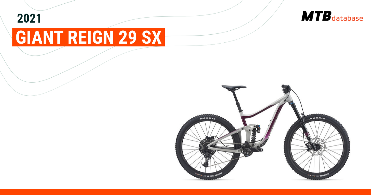 Giant reign 2021 discount sx