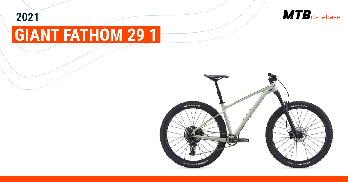 Giant fathom 1 discount 29er 2021 review