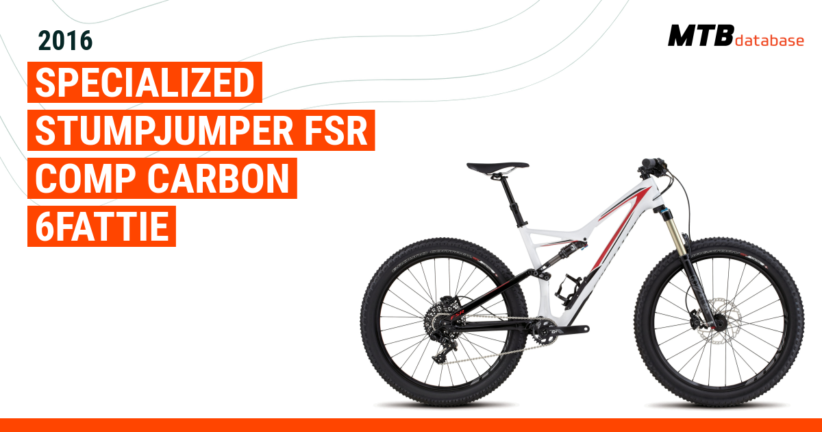 2016 Specialized Stumpjumper FSR Comp Carbon 6Fattie Specs