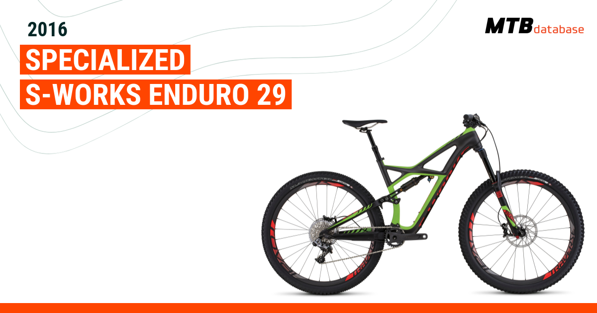 Specialized enduro s clearance works 2016