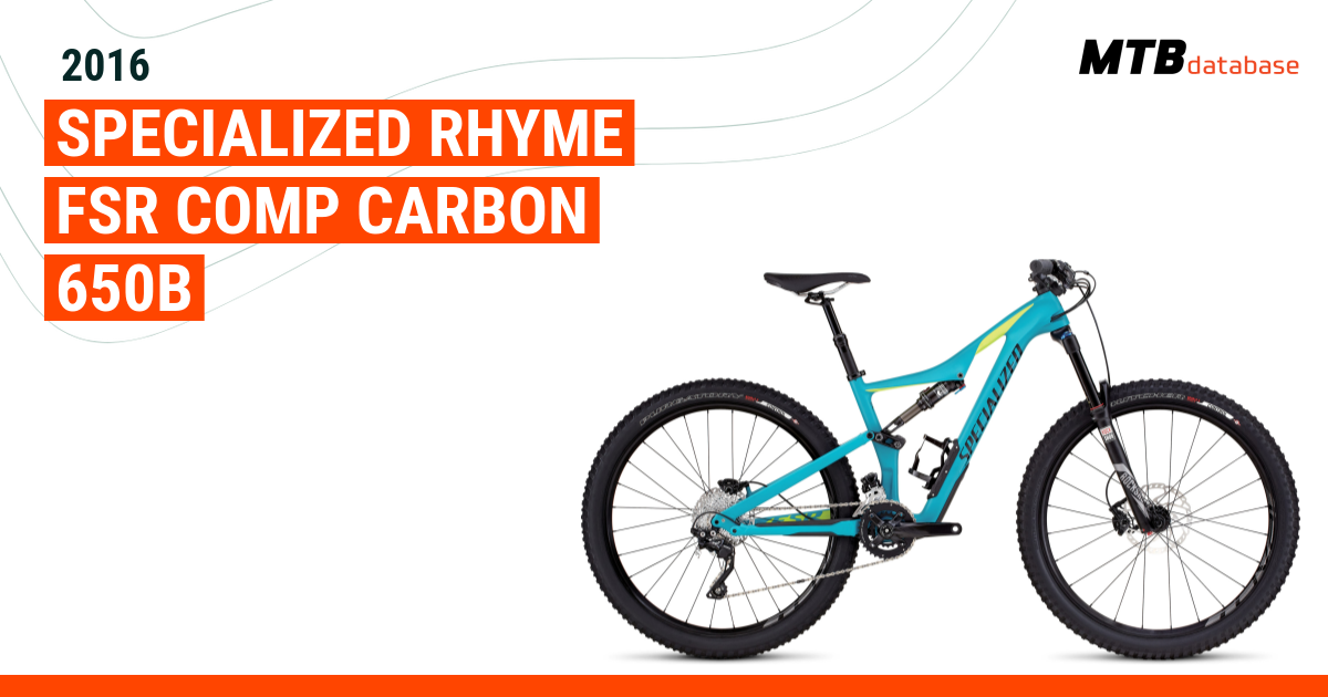 2016 Specialized Rhyme FSR Comp Carbon 650b Specs Reviews