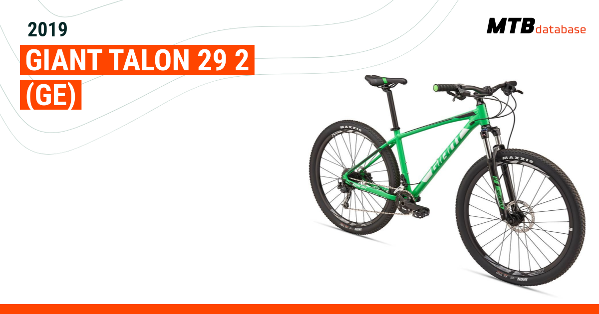 2019 Giant Talon 29 2 GE Specs Reviews Images Mountain