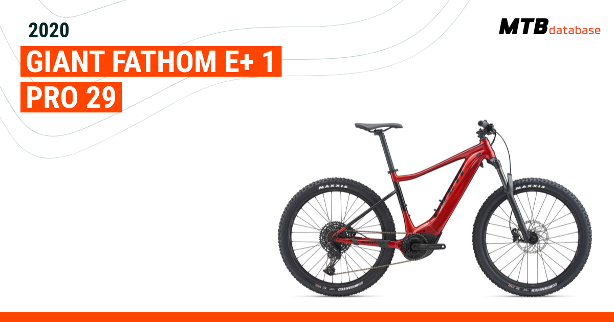 Giant fathom e+ 1 deals pro 2020