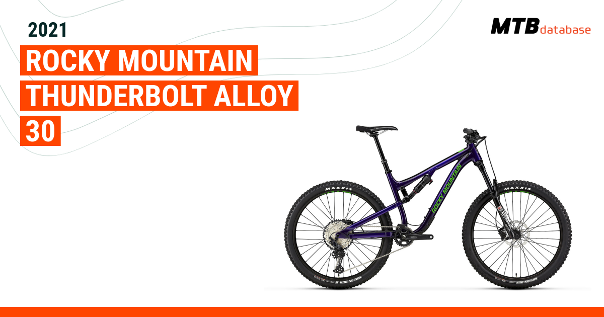 Rocky mountain thunderbolt alloy best sale 30 2021