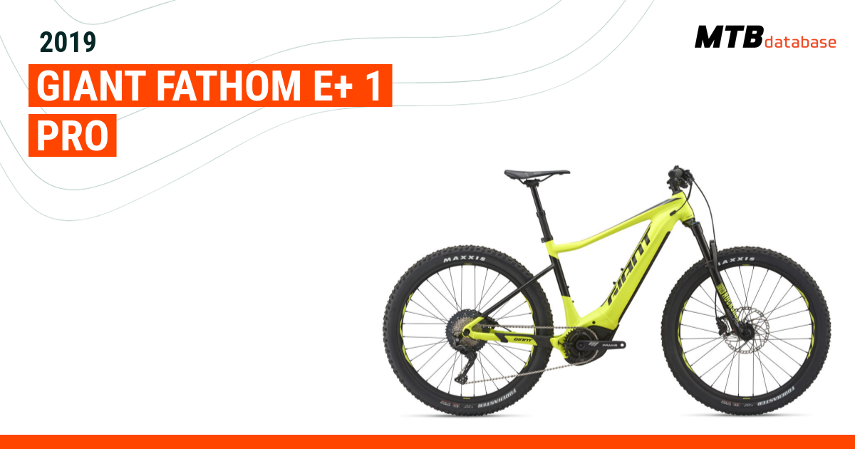 Giant fathom e 1 cheap pro 2019