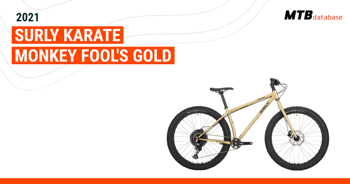 2021 Surly Karate Monkey Fool s Gold Specs Reviews Images