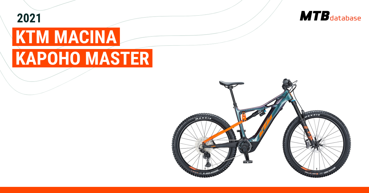 2021 KTM Macina Kapoho Master Specs Reviews Images Mountain