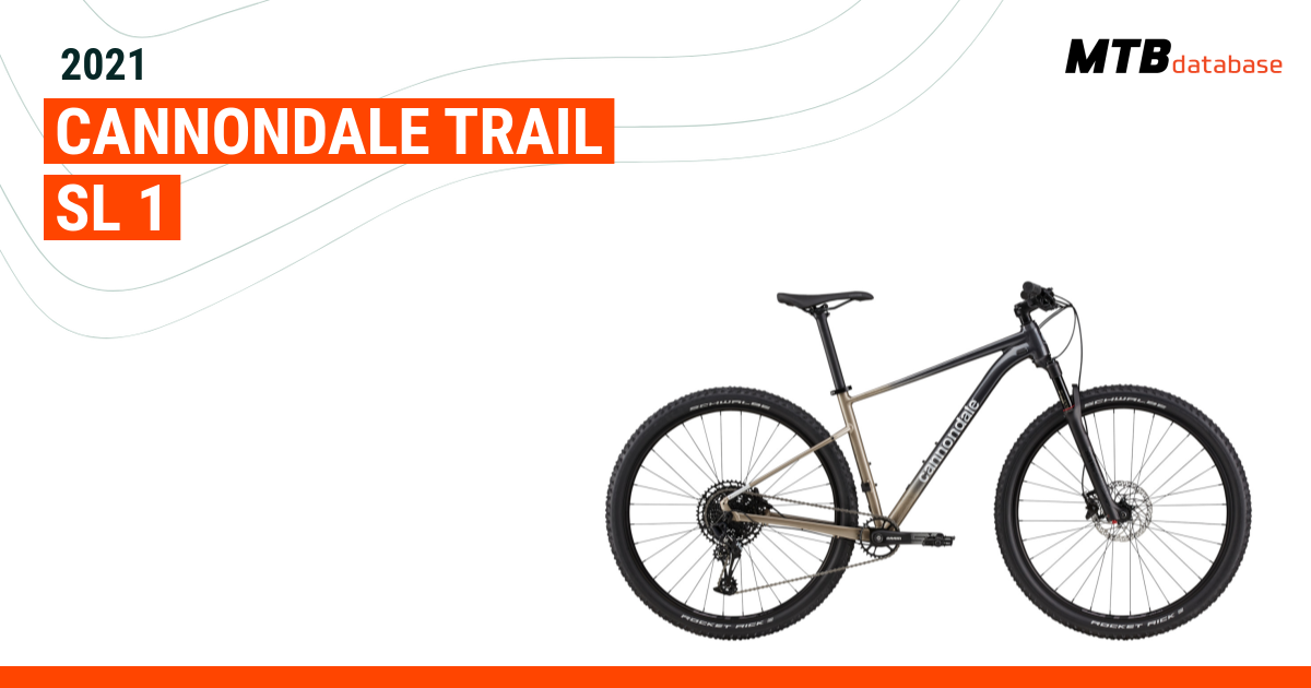 Cannondale best sale trail sl1