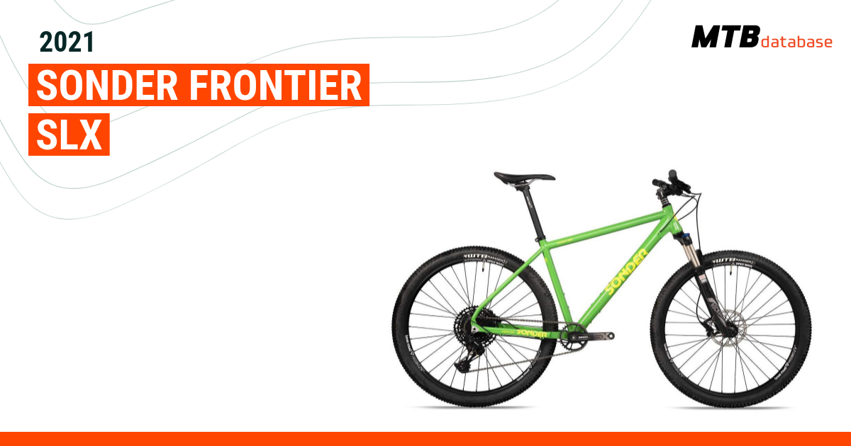 2021 Sonder Frontier SLX Specs Reviews Images Mountain Bike