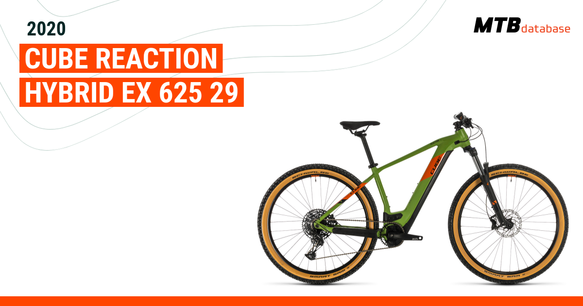 Cube reaction hybrid ex store 625 2020 electric mountain bike