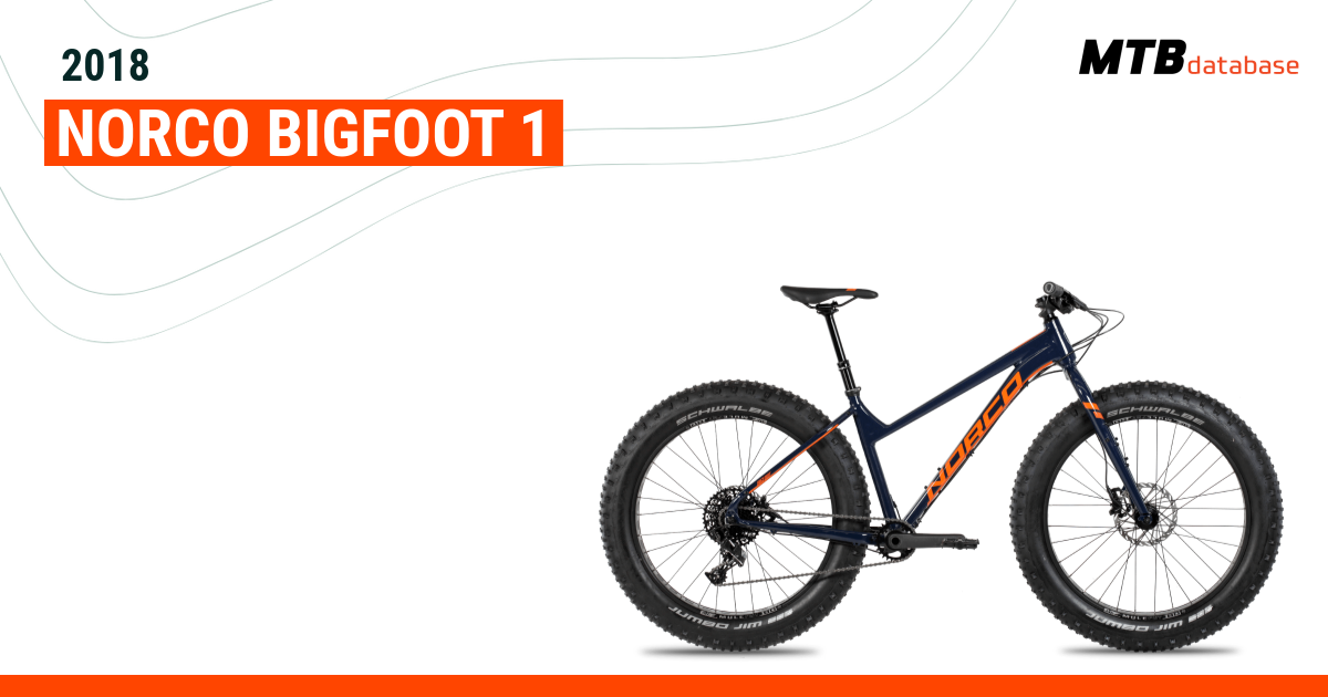 2018 Norco Bigfoot 1 Specs Reviews Images Mountain Bike Database