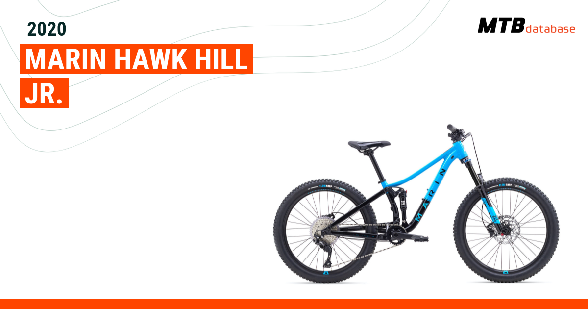 2020 marin hawk hill jr kids best sale dual suspension mountain bike