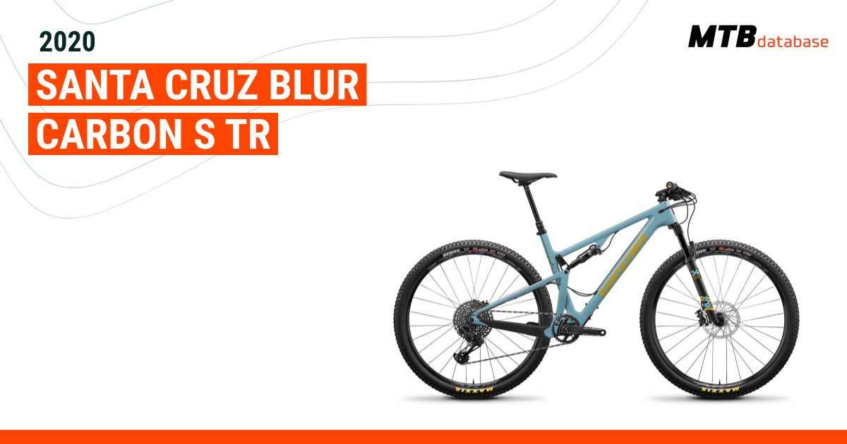 2020 Santa Cruz Blur Carbon S TR Specs Reviews Images