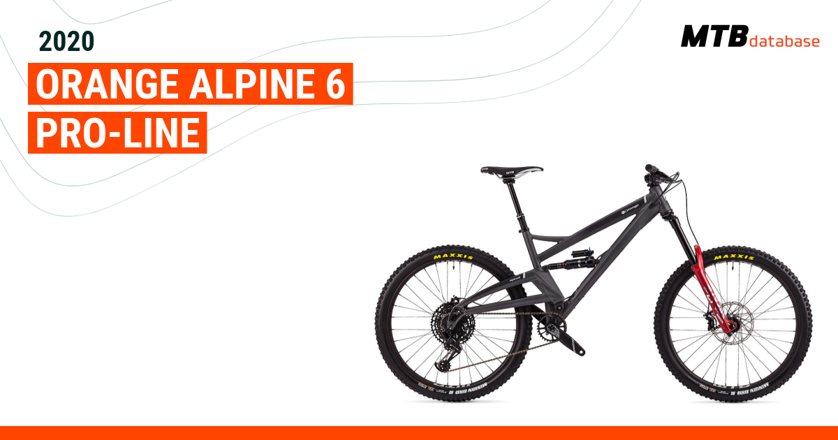 Orange alpine 6 pro line new arrivals