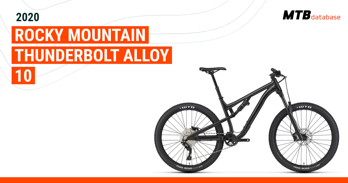 Rocky mountain thunderbolt best sale alloy 10 2021 review