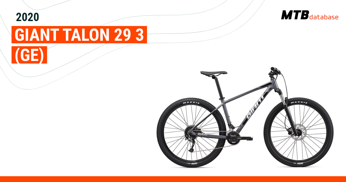 Giant talon 29 3 best sale ge 2020