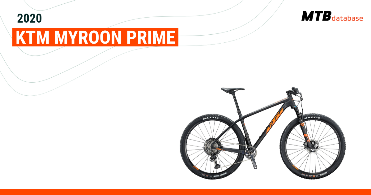 2020 KTM Myroon Prime Specs Reviews Images Mountain Bike