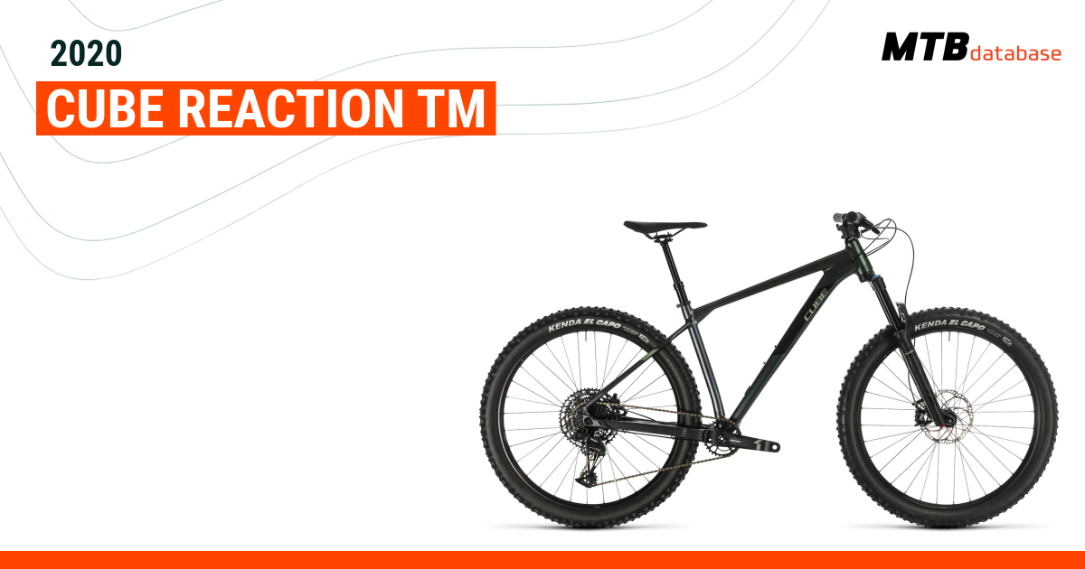 Cube reaction tm 27.5 hardtail hot sale bike 2020