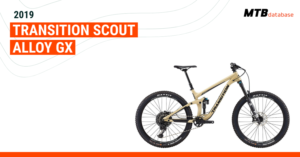 Transition scout best sale 2019 frame