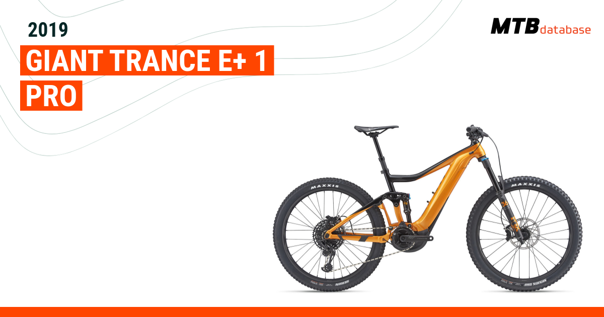 Giant trance best sale e bike 2019