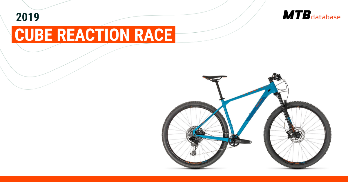 Bicicleta cube reaction online race 2019