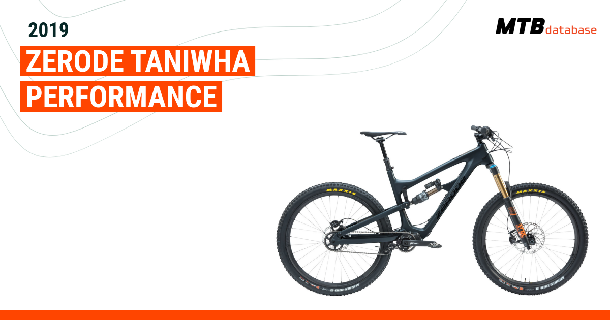 2019 Zerode Taniwha Performance - Specs, Reviews, Images - Mountain ...