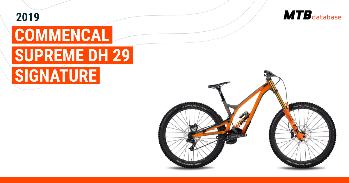 Commencal supreme dh 2025 29 team bike 2019