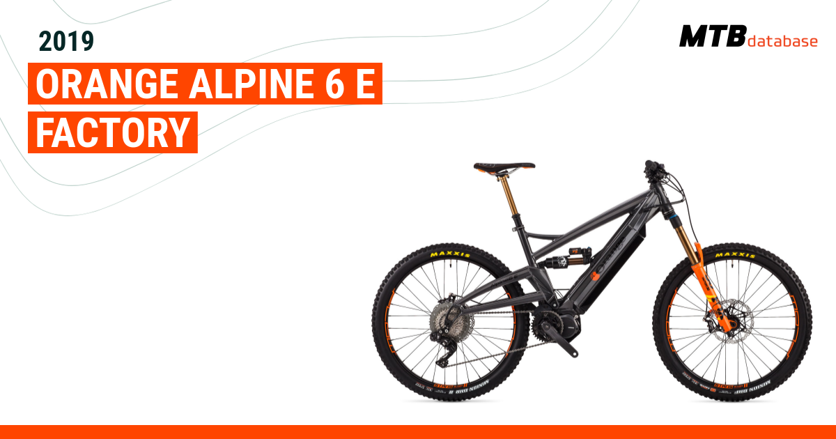 orange alpine e bike