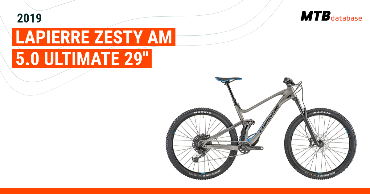 2019 Lapierre Zesty AM 5.0 Ultimate 29 Specs Reviews Images Mountain Bike Database