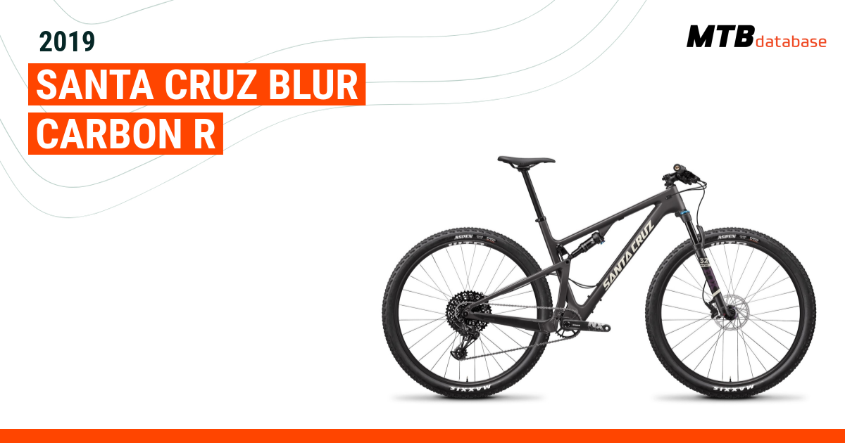 2019 Santa Cruz Blur Carbon R Specs Reviews Images Mountain