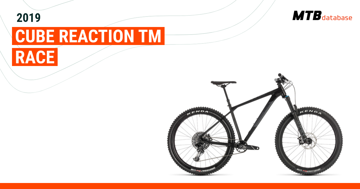 2019 Cube Reaction TM Race Specs Reviews Images Mountain