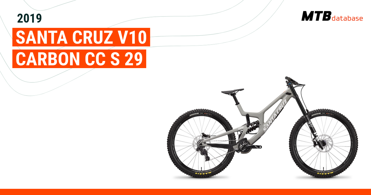 2019 Santa Cruz V10 Carbon CC S 29 Specs Reviews Images