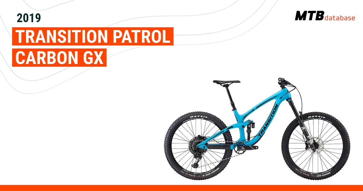 2019 transition patrol carbon sales gx