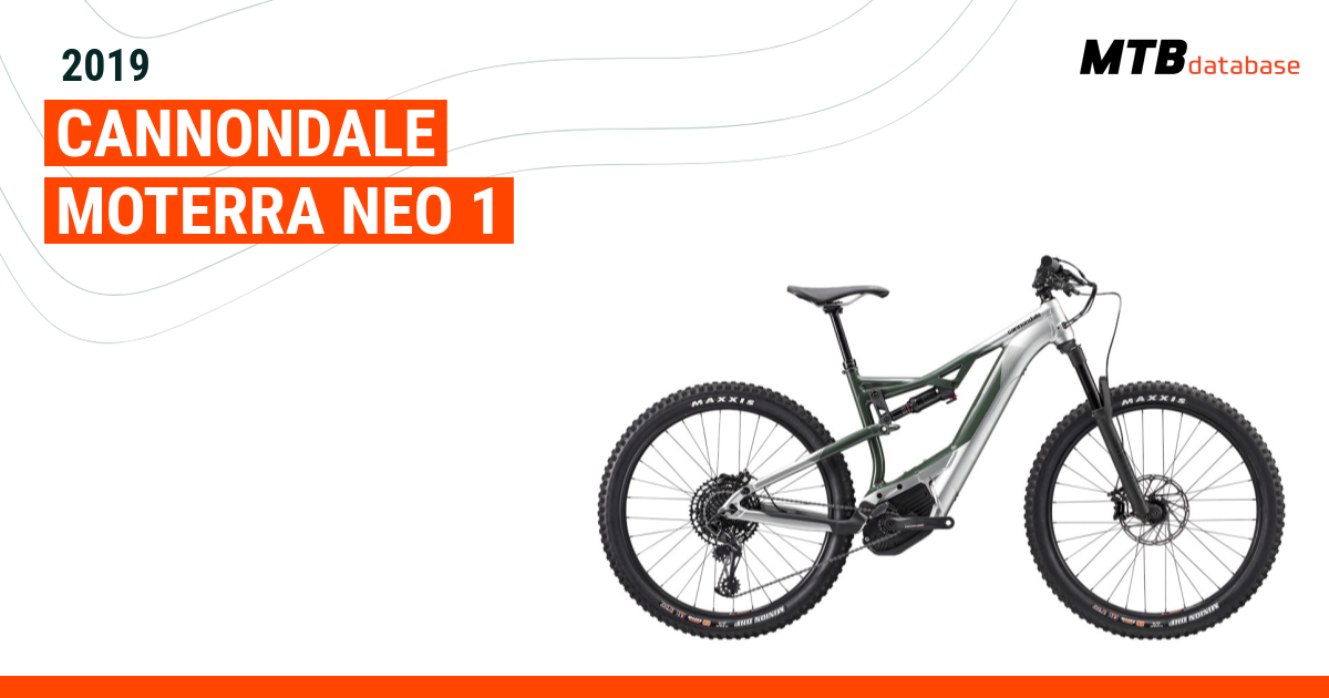 Cannondale moterra 1 discount 2019