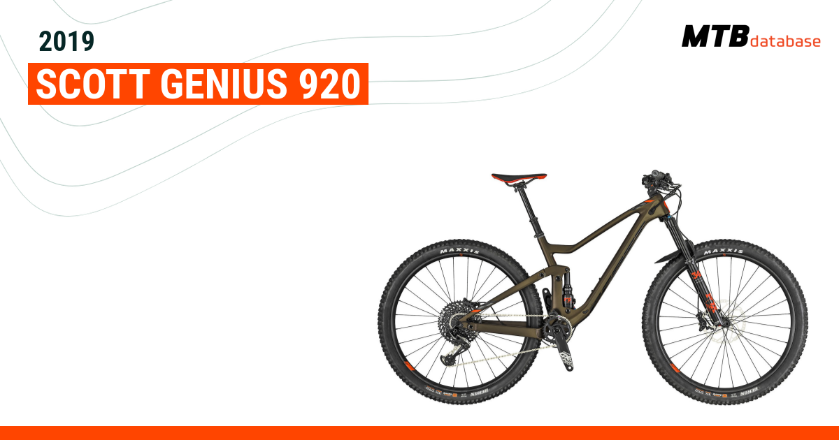 2019 scott deals genius 920 price