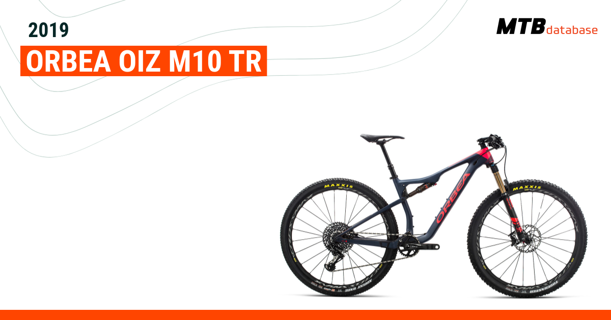 Orbea oiz m10 tr 2019 peso hot sale