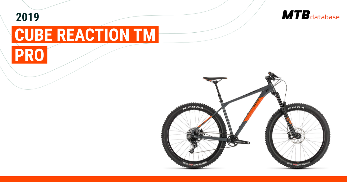 Cube reaction tm pro online 27.5 mountain bike 2019