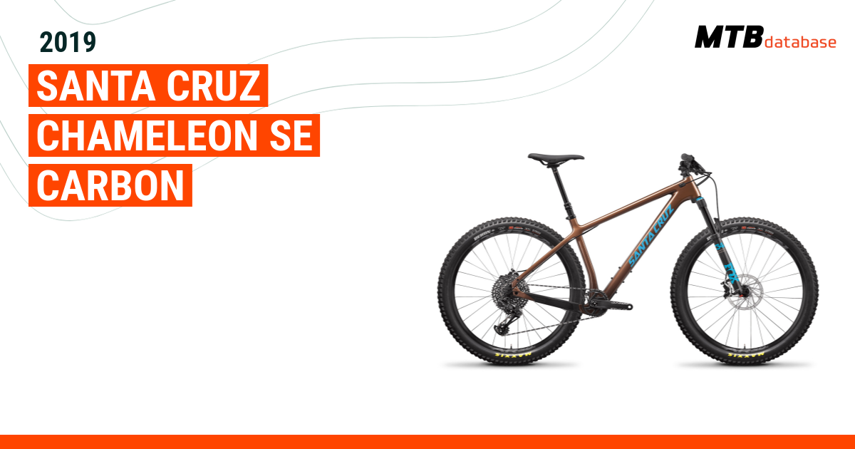 2019 Santa Cruz Chameleon SE Carbon Specs Reviews Images