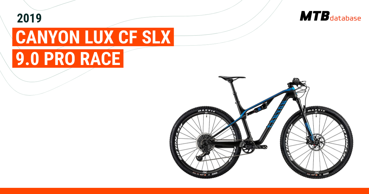 Canyon lux cf cheap slx 9.0 pro race