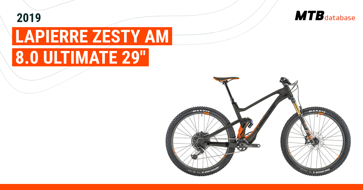 Lapierre zesty am 8.0 best sale ultimate 2019