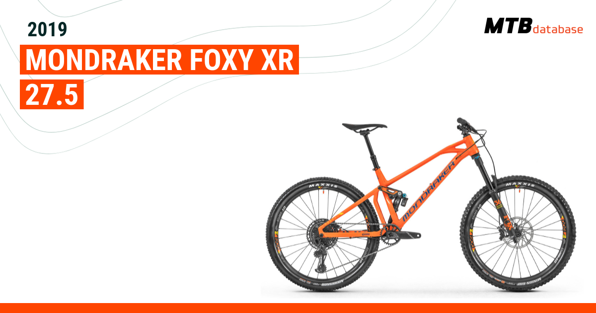 Mondraker foxy best sale xr 27.5 2019