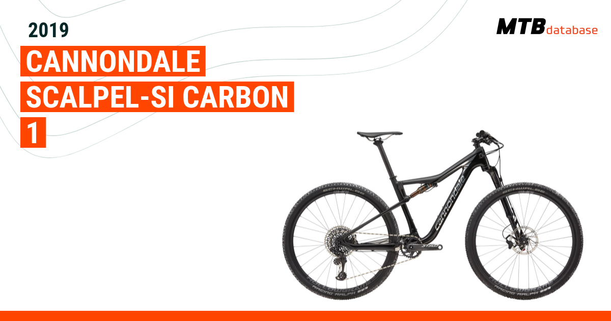 Cannondale scalpel discount si 2019 weight