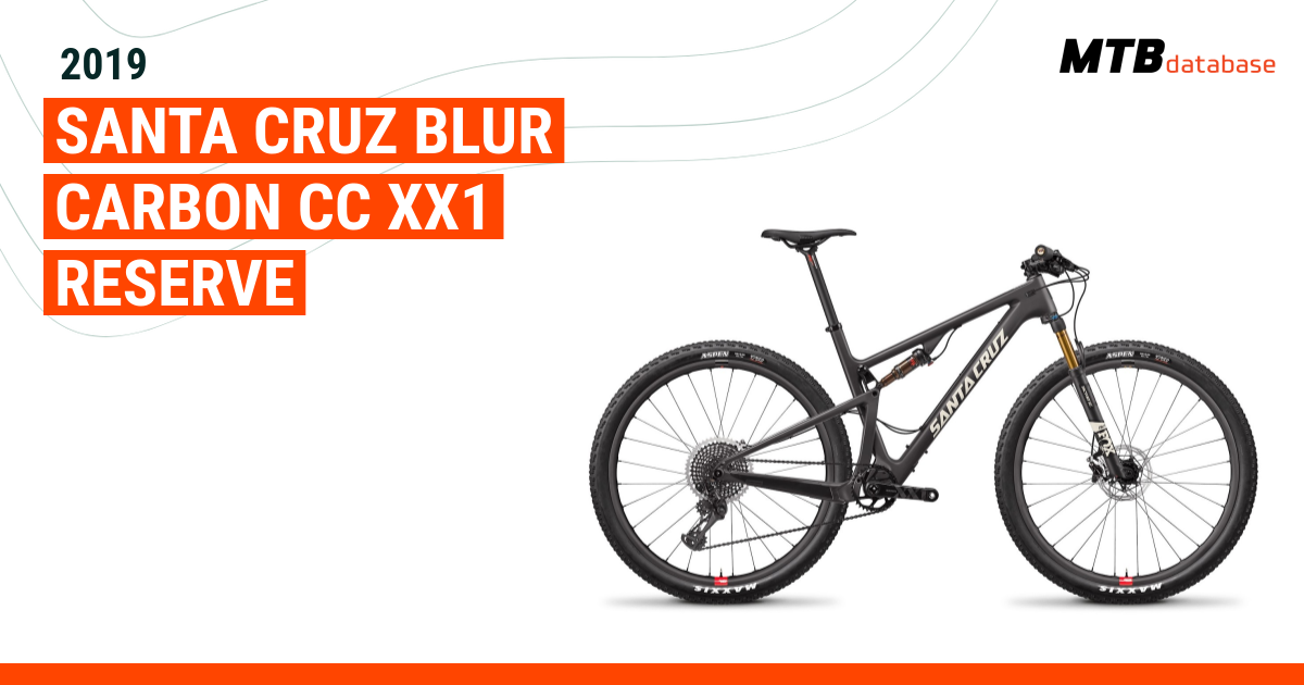 Santa cruz blur discount cc xx1 reserve